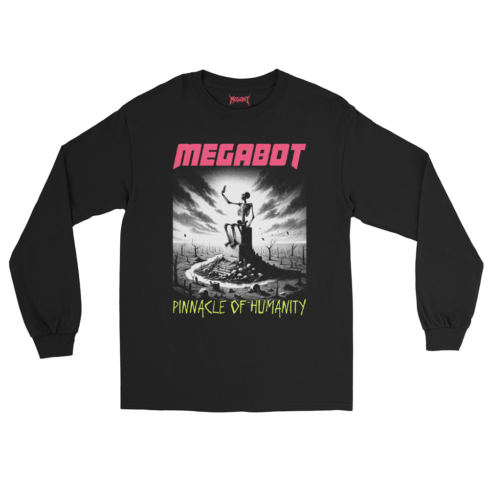 Pinnacle Of Humanity - Black Long Sleeve T-Shirt